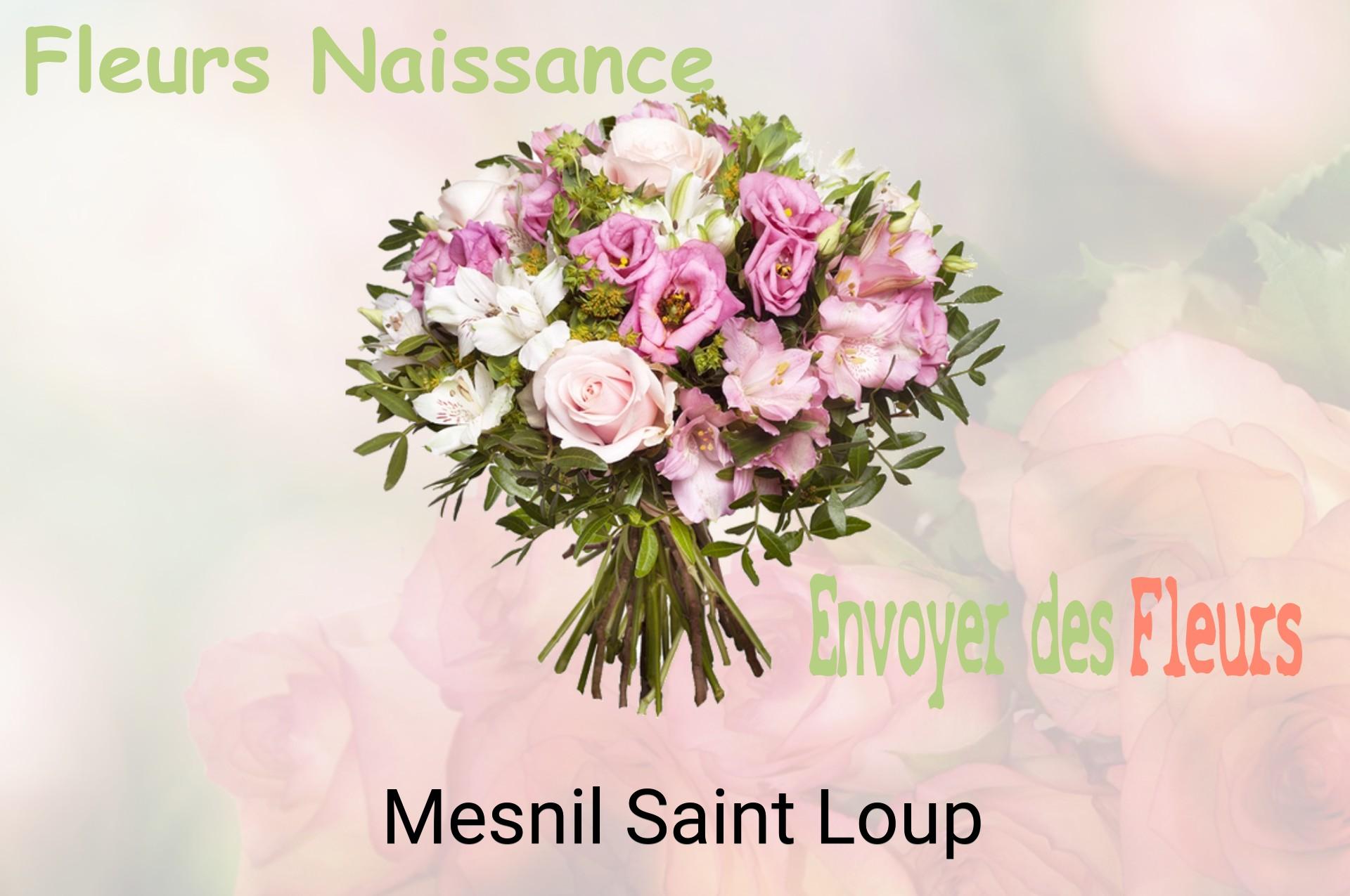 Bouquet de fleurs de naissance livré à Mesnil-Saint-Loup