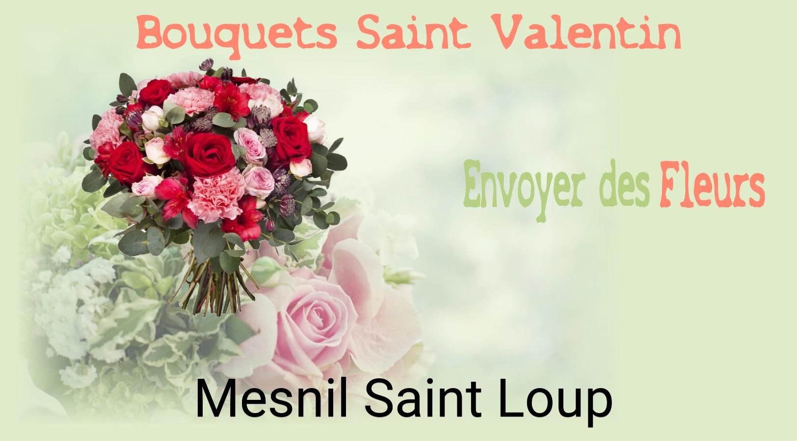 Roses de Saint-Valentin livrées à Mesnil-Saint-Loup